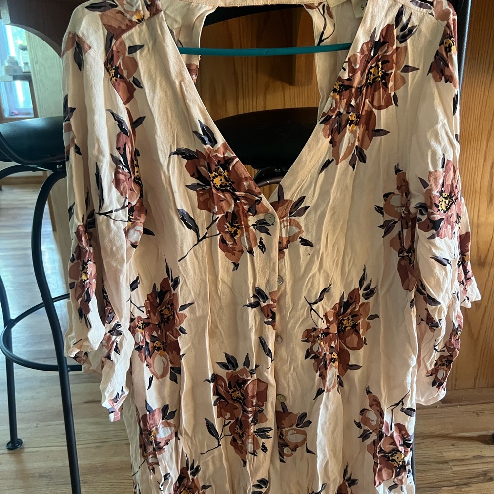 Saltwater LUXE Pipa Floral open kimono